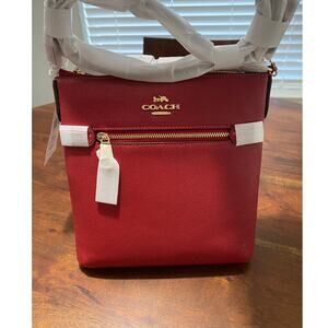 NWT Coach mini-Rowan Red